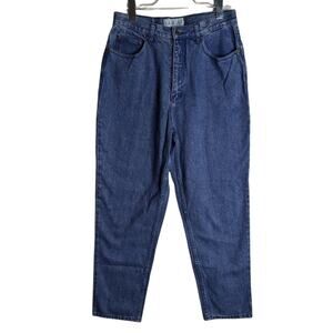L.A. Blues Vintage 80's Mom Jeans High Waist Tapered Leg Medium Wash NWT